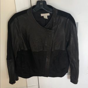 COPY - Genuine leather and suede jacket